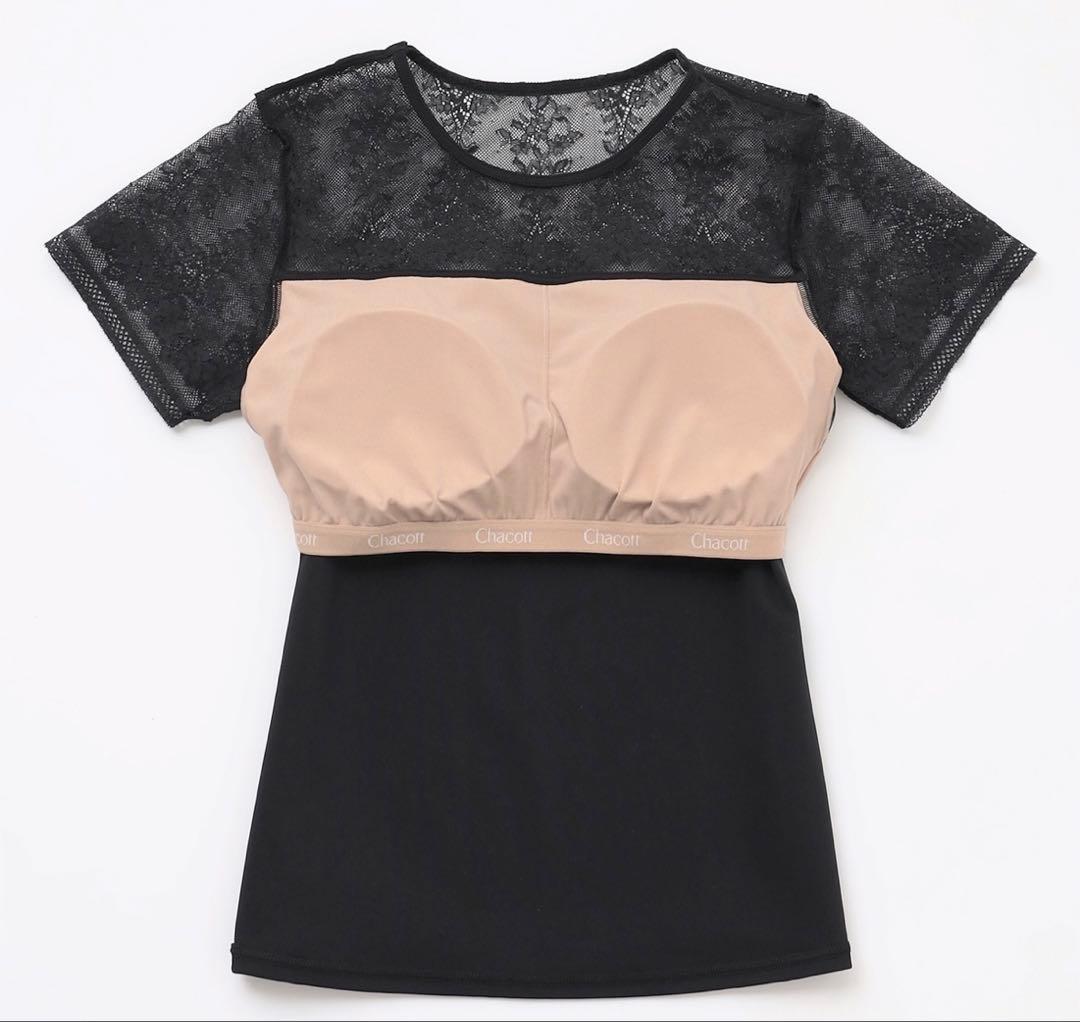 新品　チャコット　レースコンビトップ　M