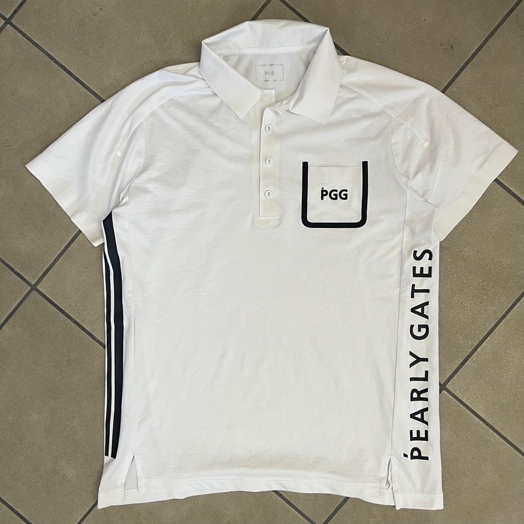 PGG パーリーゲイツ　セットアップ　ポロシャツ　ハーフパンツ　メンズ　ゴルフ