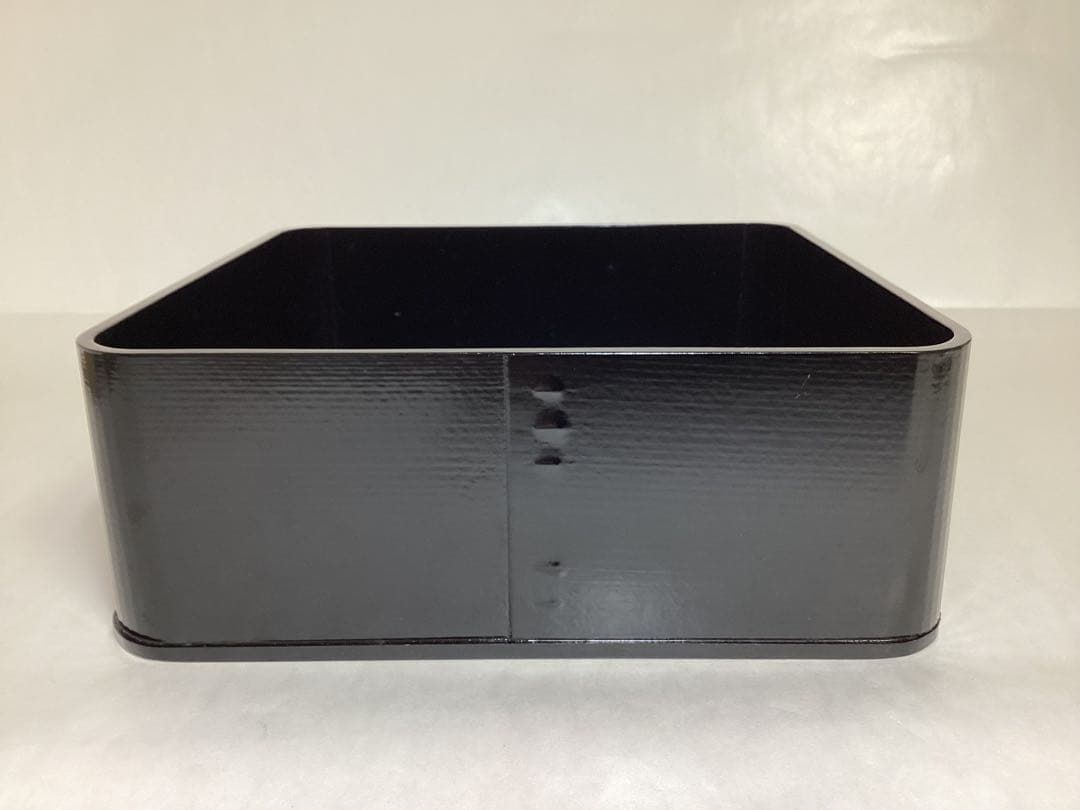 神折敷 黒 大 紙箱入 茶道具 古物品