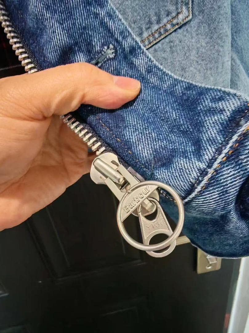 Barbour デニムジャケット ライトブルー