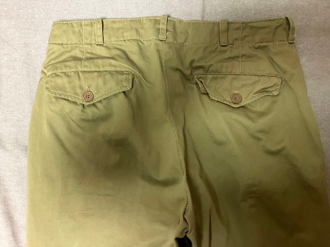 フランス軍 m-47 チノトラウザー　ミリタリー シャツ　セットアップ