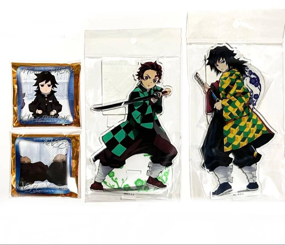 冨岡義勇　竈門炭治郎　マニアック缶バッジ　柱百景　柱展