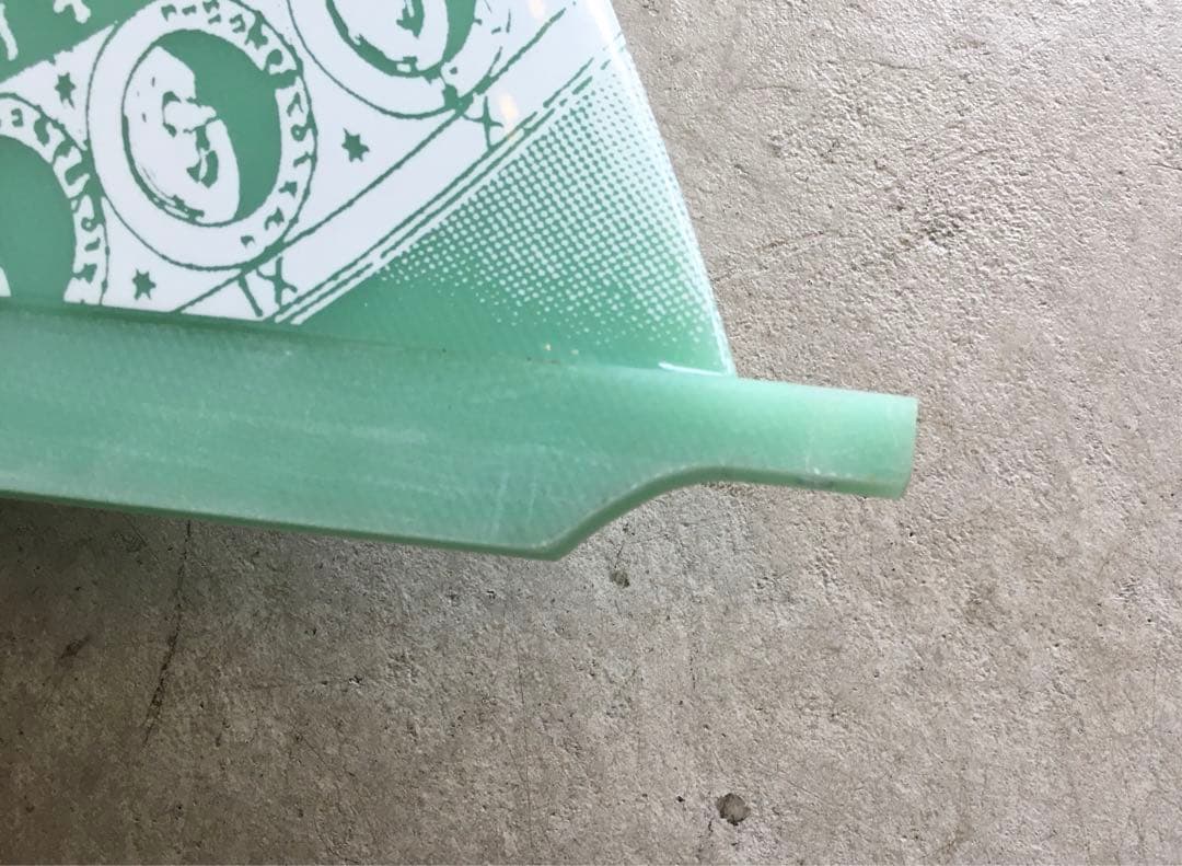 DART FIN 9.25 ￼サーフボードフィン 緑色