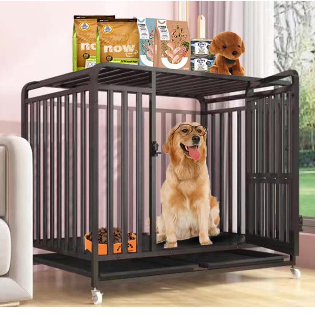 ペットケージ カゴ ドッグクレート 大型犬 中型犬 トイレ