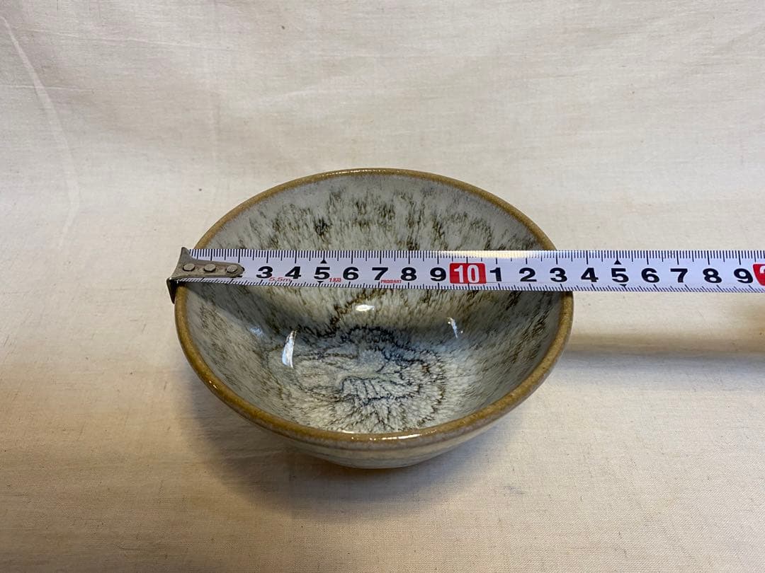 清水焼　京焼　抹茶椀　茶道具　万華油滴　在銘　1客⑤