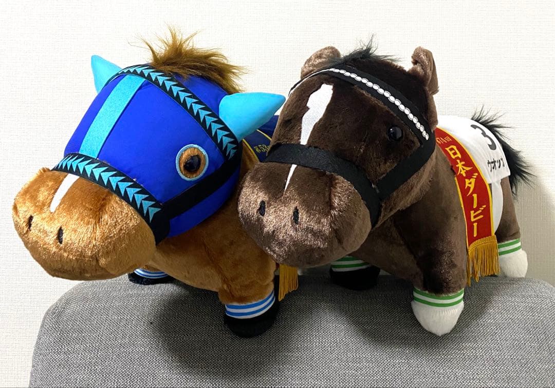 【ダイワスカーレット＆ウオッカ】（ナムコ限定）サラコレふわふわBIGぬいぐるみ