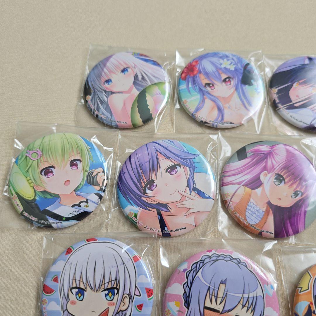 Summer Pockets　缶バッジ　ミックスガーデン