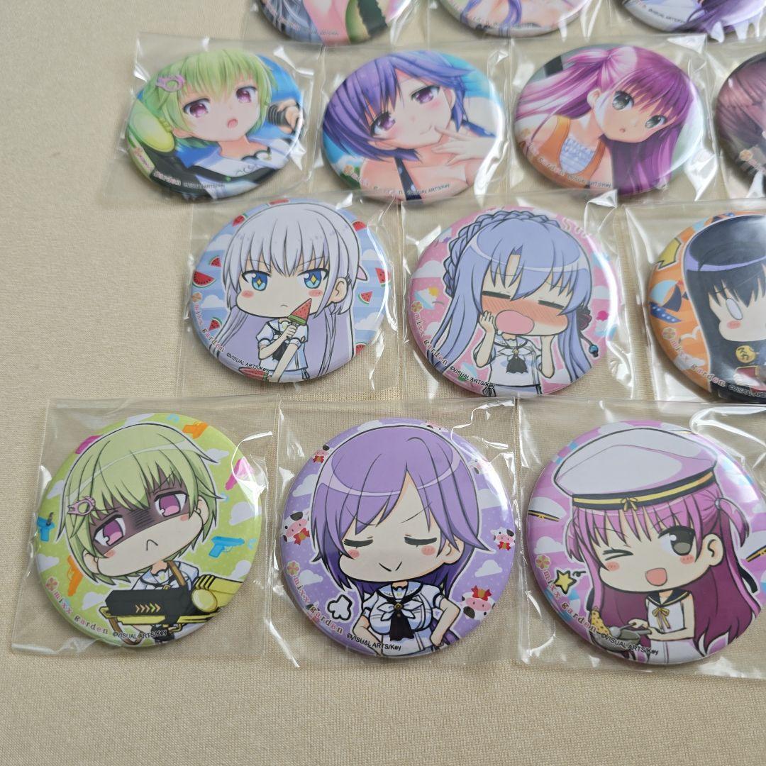 Summer Pockets　缶バッジ　ミックスガーデン