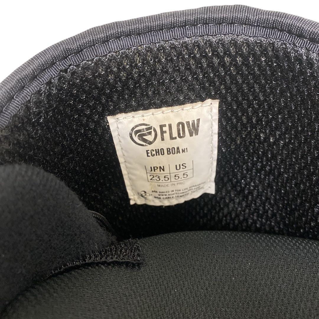 【美品】FLOW ECHO BOA スノーボードブーツ　23.5cm ブラック