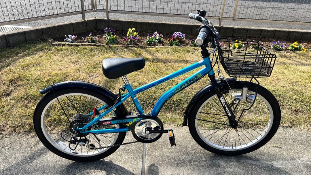 22インチ ジュニアサイクル 自転車 6段ギヤ 譲渡書類有 引き取り限定 茨城