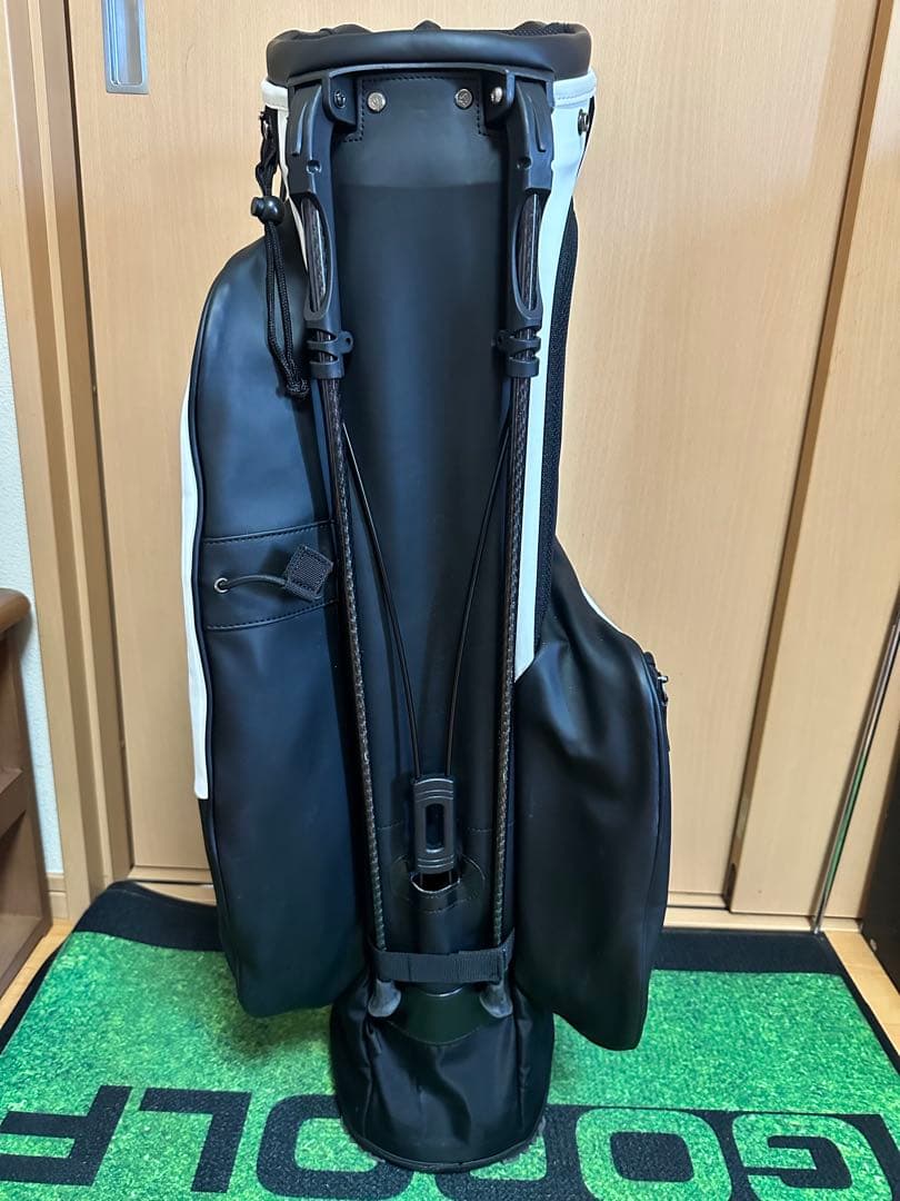 Vessel ホワイト/ブラック キャディバッグ