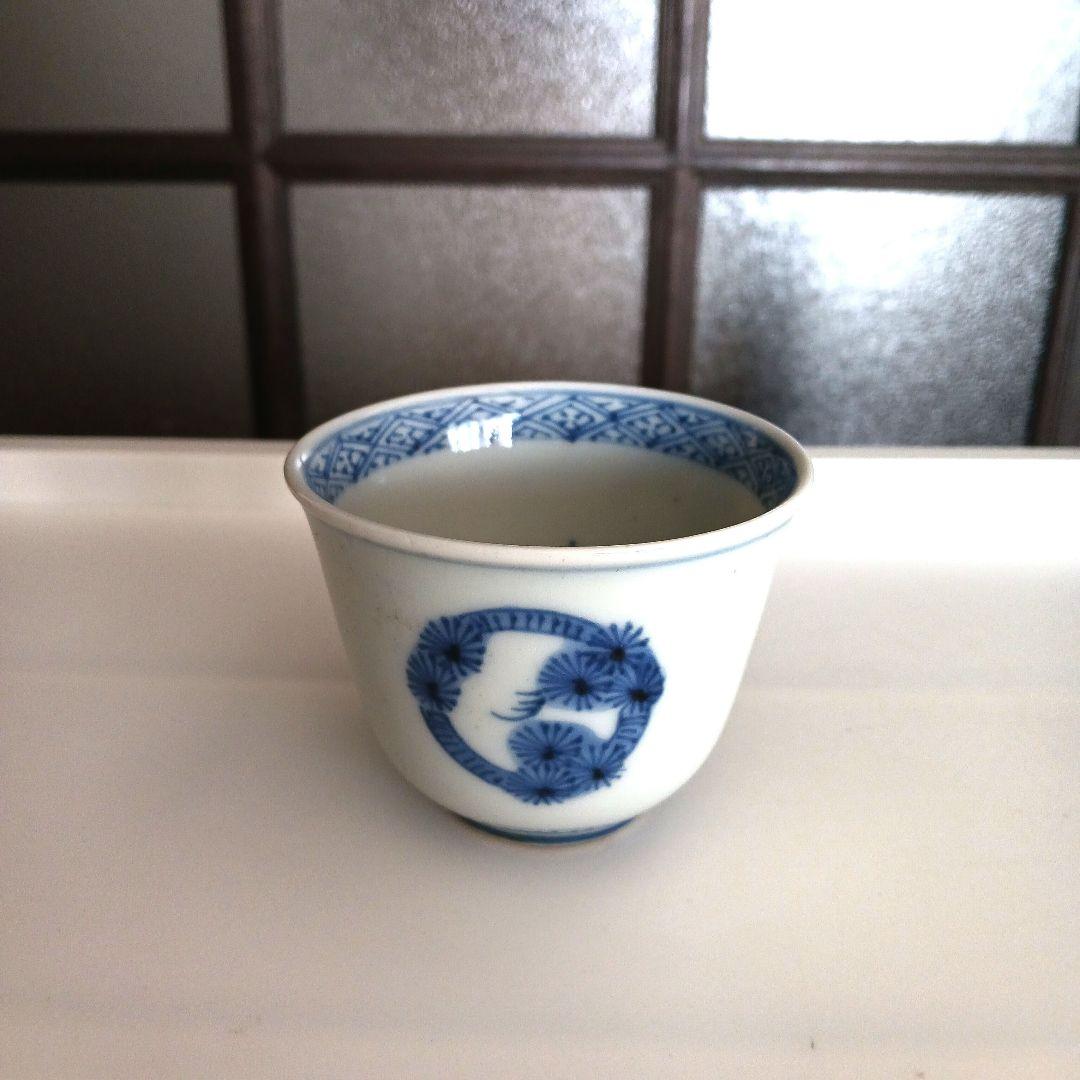 古伊万里　湯呑み茶碗
