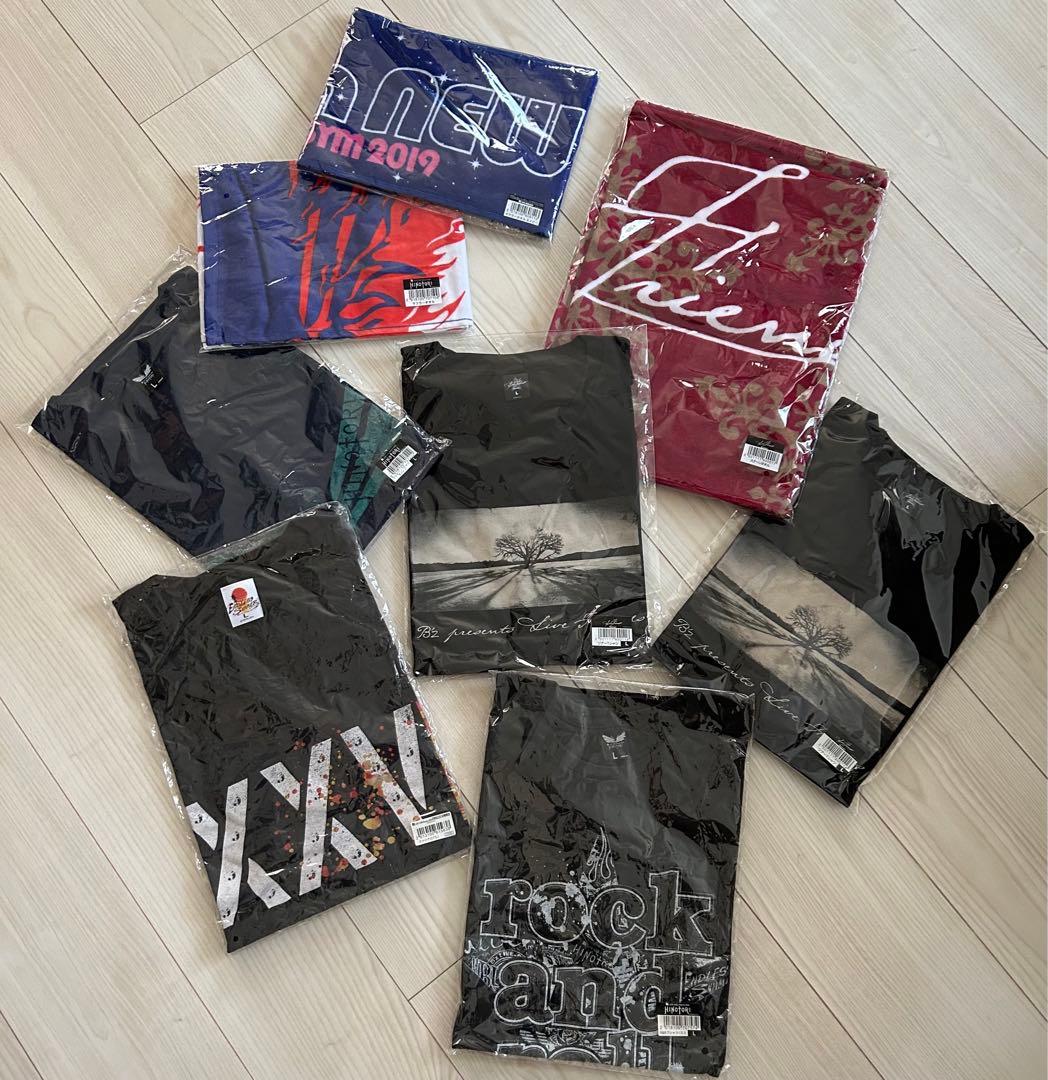 B'z ライブＴシャツ　タオル　グッズ色々まとめ売り