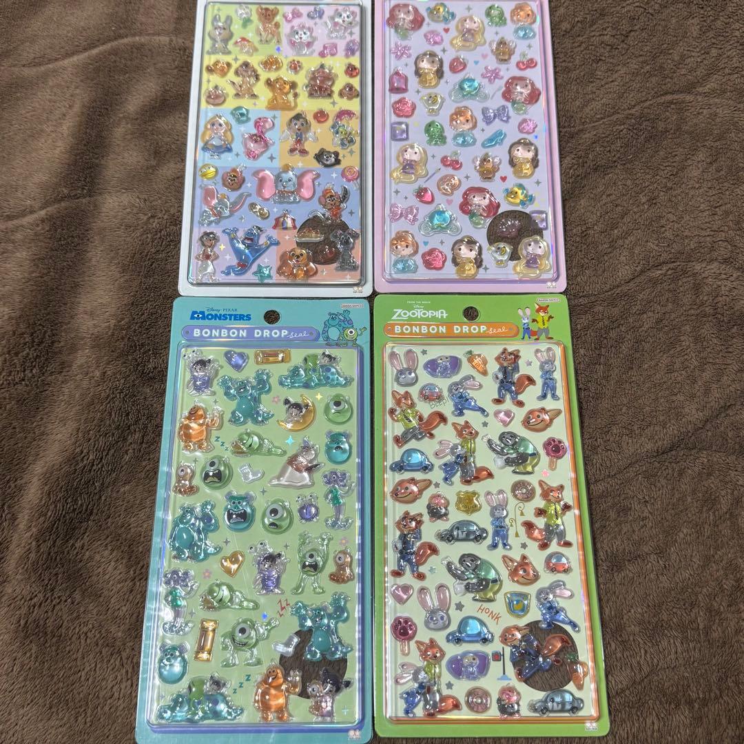 ボンボンドロップシール ディズニー クラシック プリンセス まとめ売り