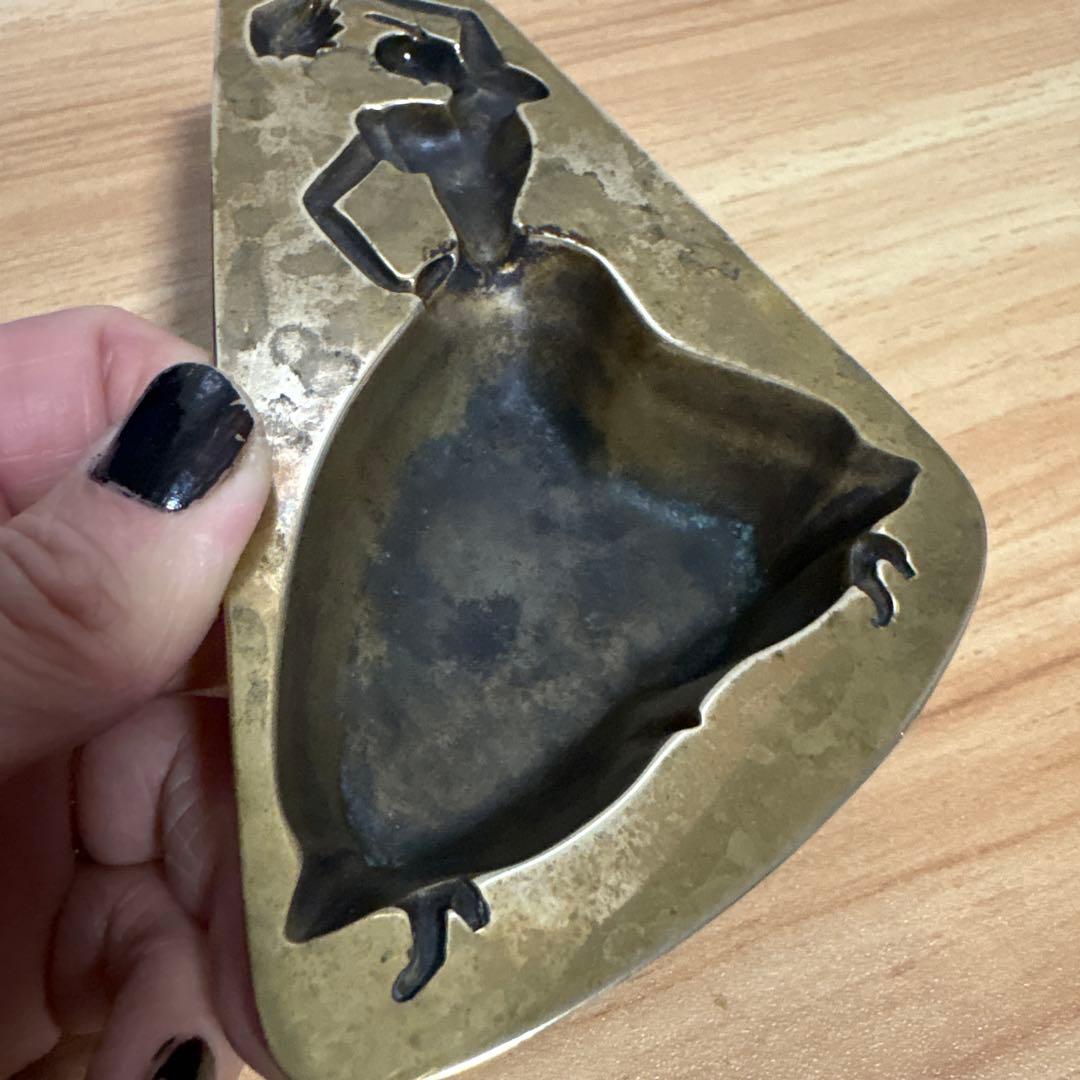 ジタン ヴィンテージ真鍮製灰皿