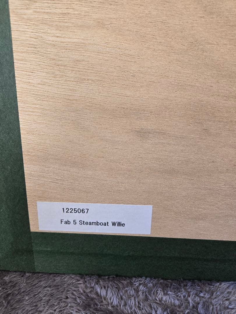 Disney ディズニー セル画 Fab 5 Steamboat Willie