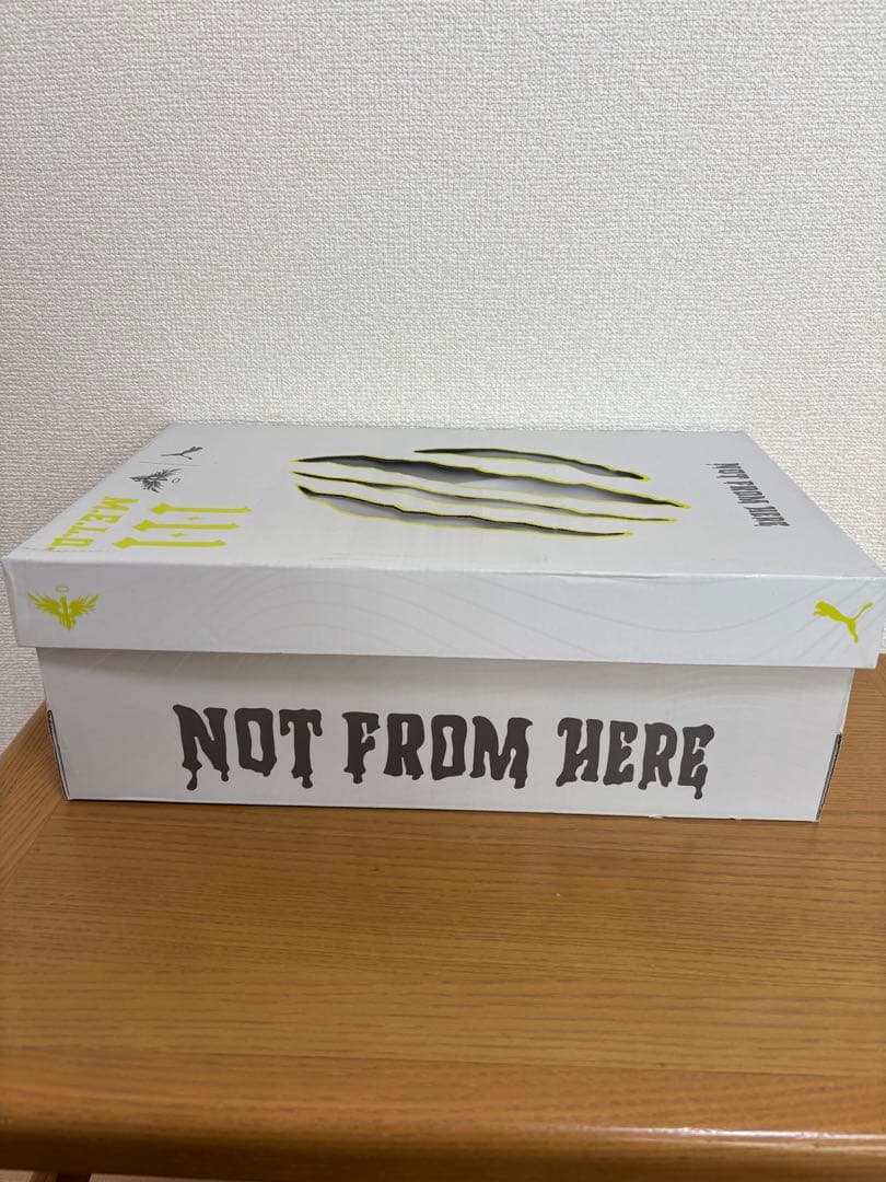 Puma バスケットボールシューズ ラメロボールMB.03 グレー/イエロー