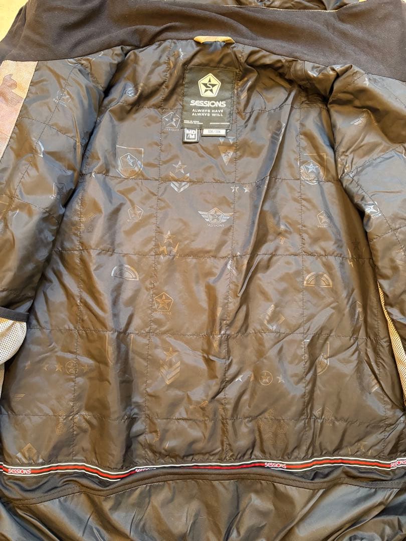 極美品 SESSIONS スキーウェア上下 Mサイズ