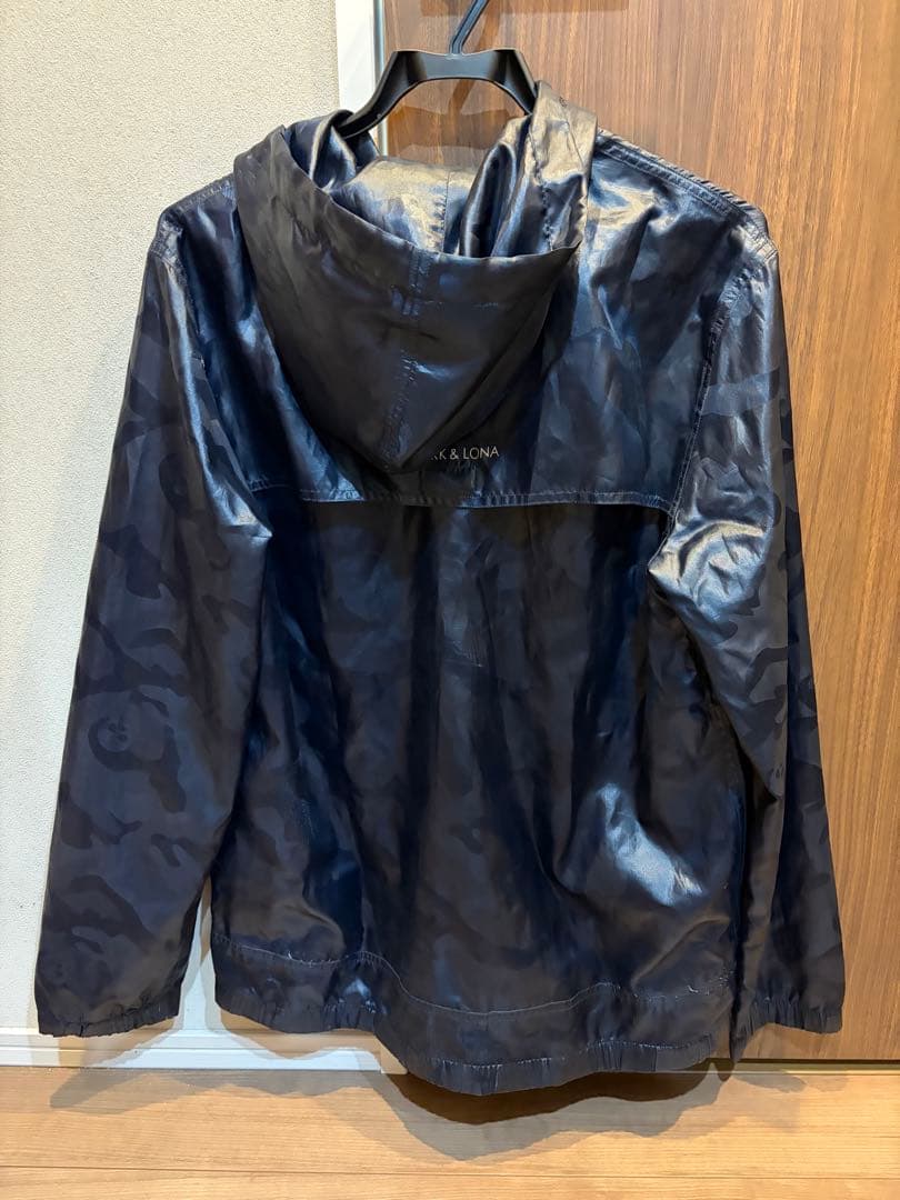 マークアンドロナ　ナイロンジャケット　フード　M相当