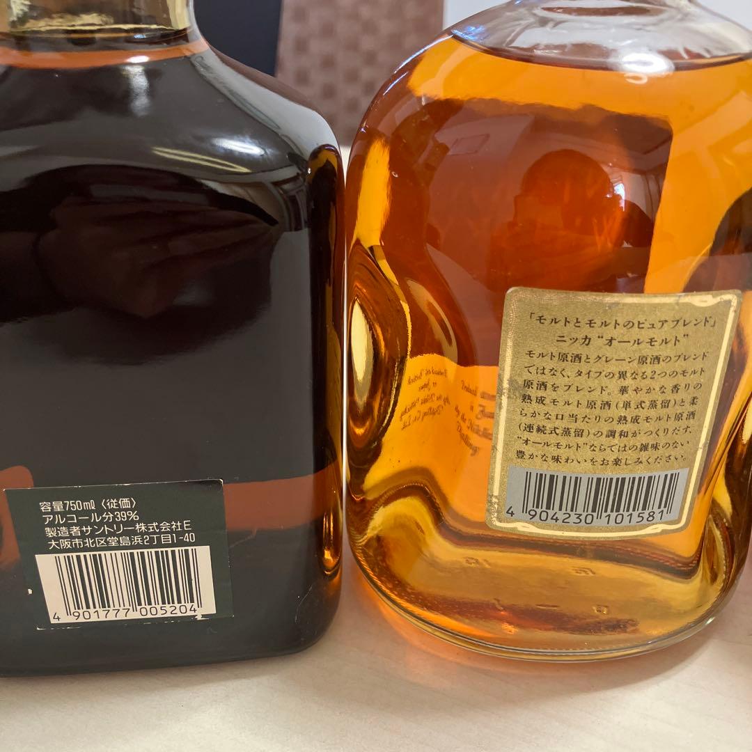 【未開栓】ウィスキー4本セット　ニッカウヰスキー　オールモルト　初代ボトル　他