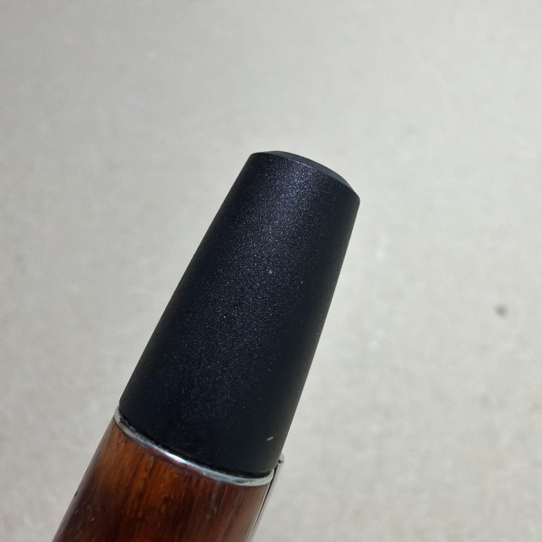 野原工芸 花梨トラ杢 ロータリー ボールペン 回転式 木軸 シルバー金具