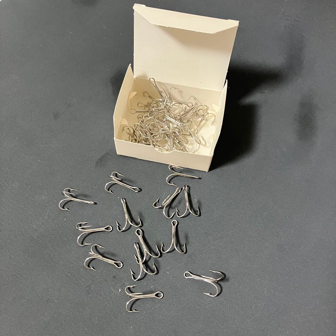 【サイズ4】50本　マスタッド3553 ロングシャンクトレブルフック へドン似合