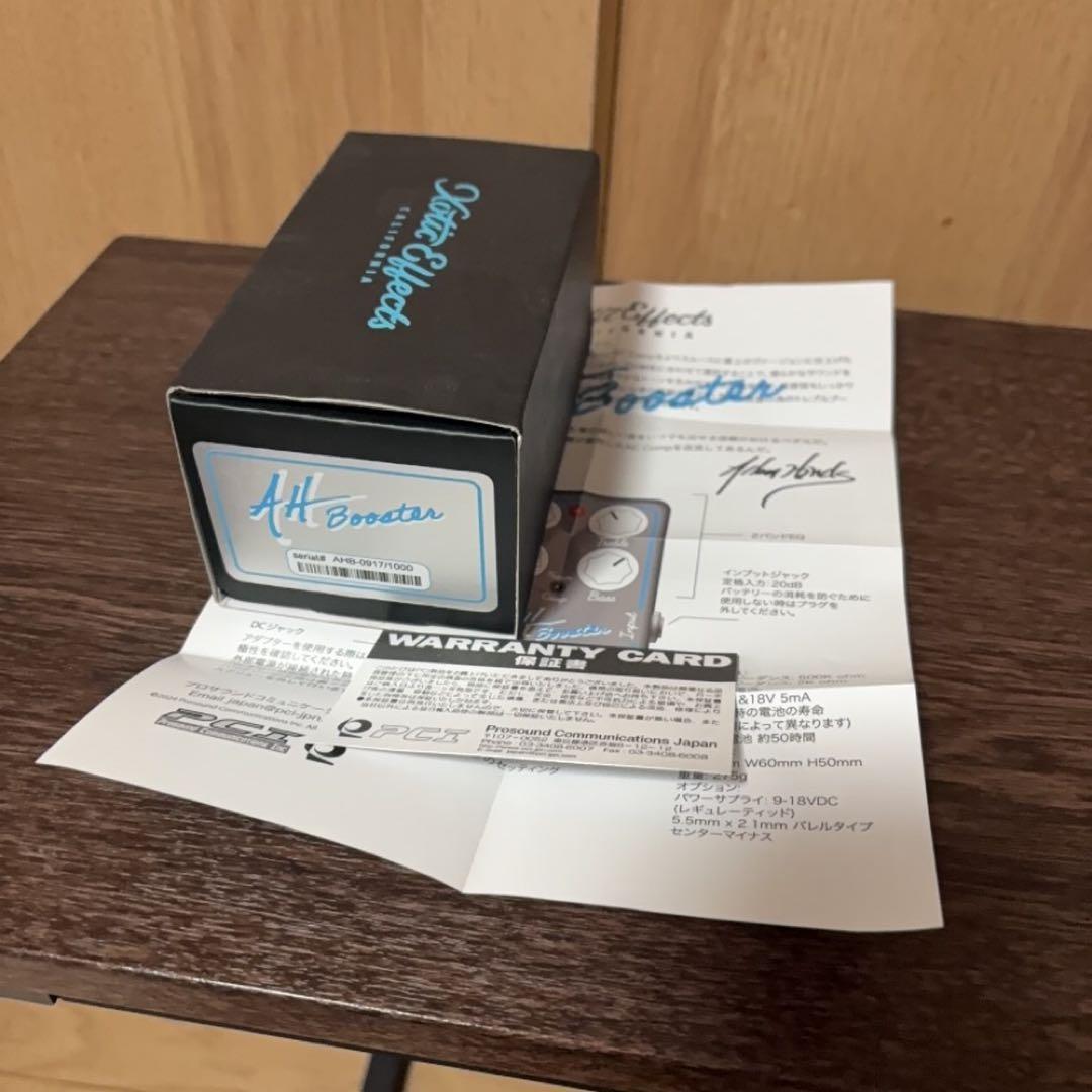 ギター xotic AH Booster