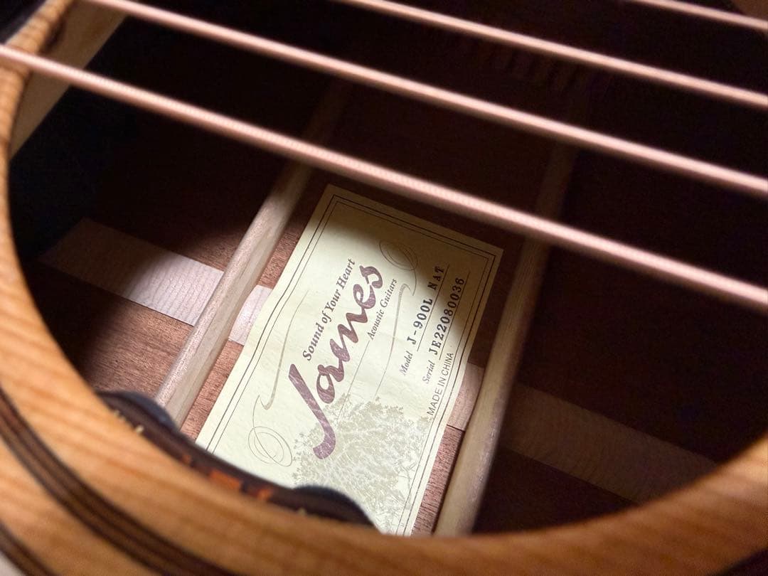 【極美品】James J-900L NAT ケース付き オール単板　島村楽器