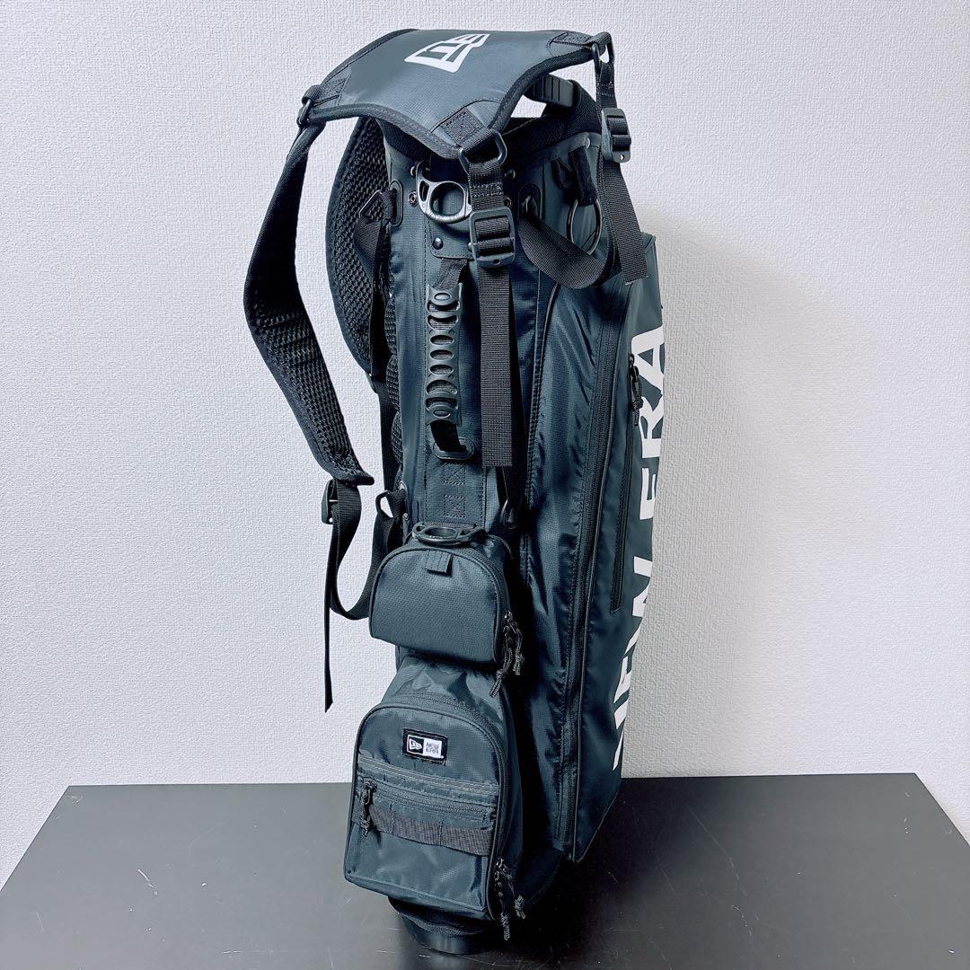 NEW ERA ニューエラ スタンド式 キャディバッグ 9型 美品 黒　綺麗