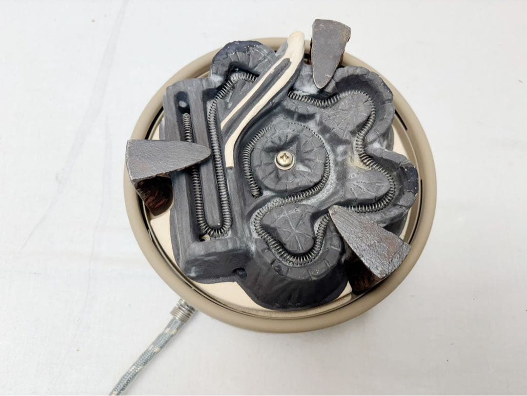 美品 茶道具 鋳師 金屋庄兵衛造 唐銅朝鮮風炉 真形釜添 野々田電熱器 共箱