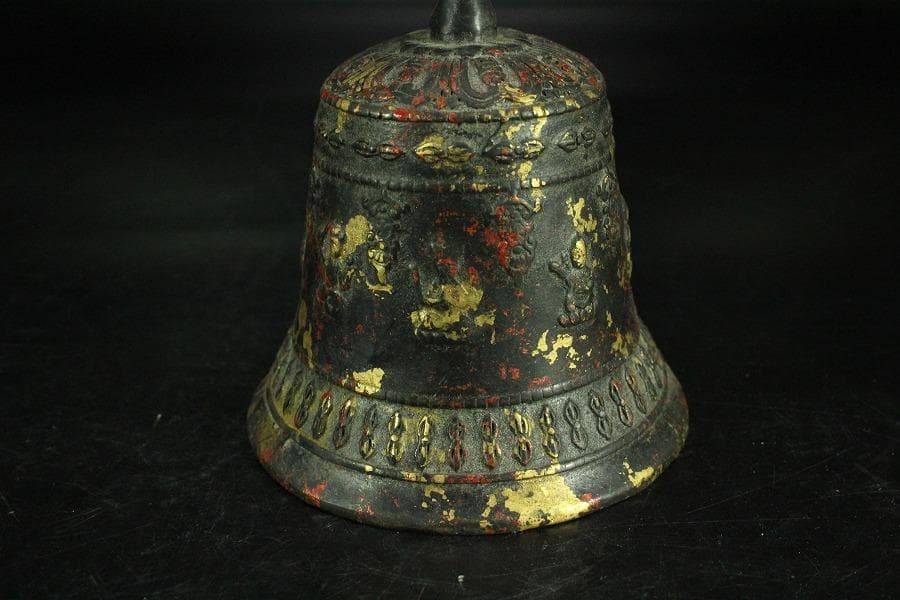 仏教美術 古銅 御鈴 鐘(K-LC972)