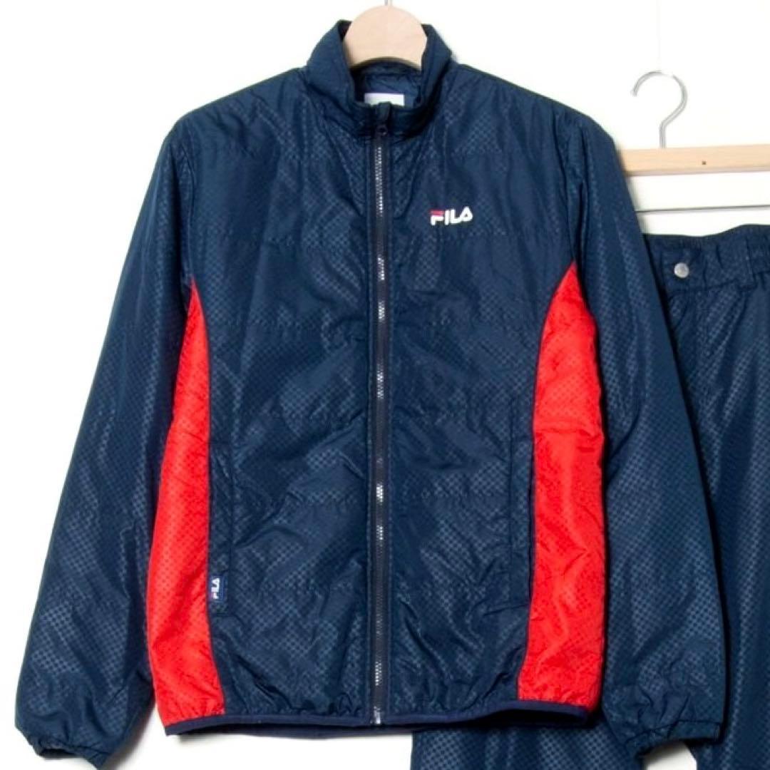 FILA フィラ ゴルフ 中綿ジップジャケット パンツ 上下 セットアップ 美品
