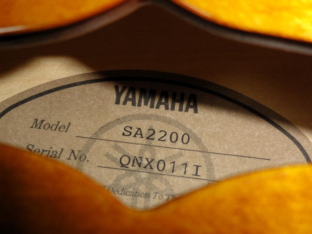YAMAHA SA2200 BS 専用ハードケース(SAF)付 美品