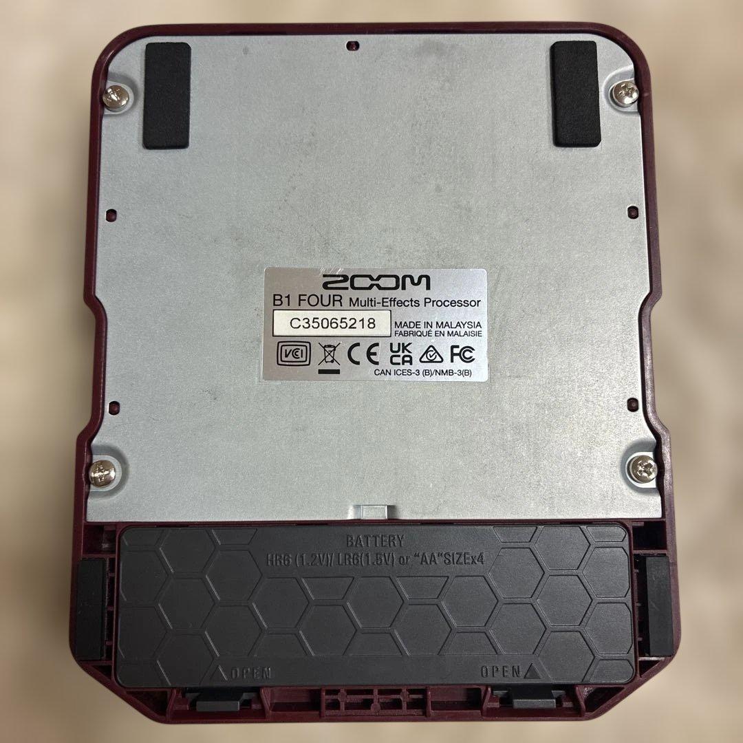 る*る様 ZOOM B1 FOUR ベース用マルチエフェクター