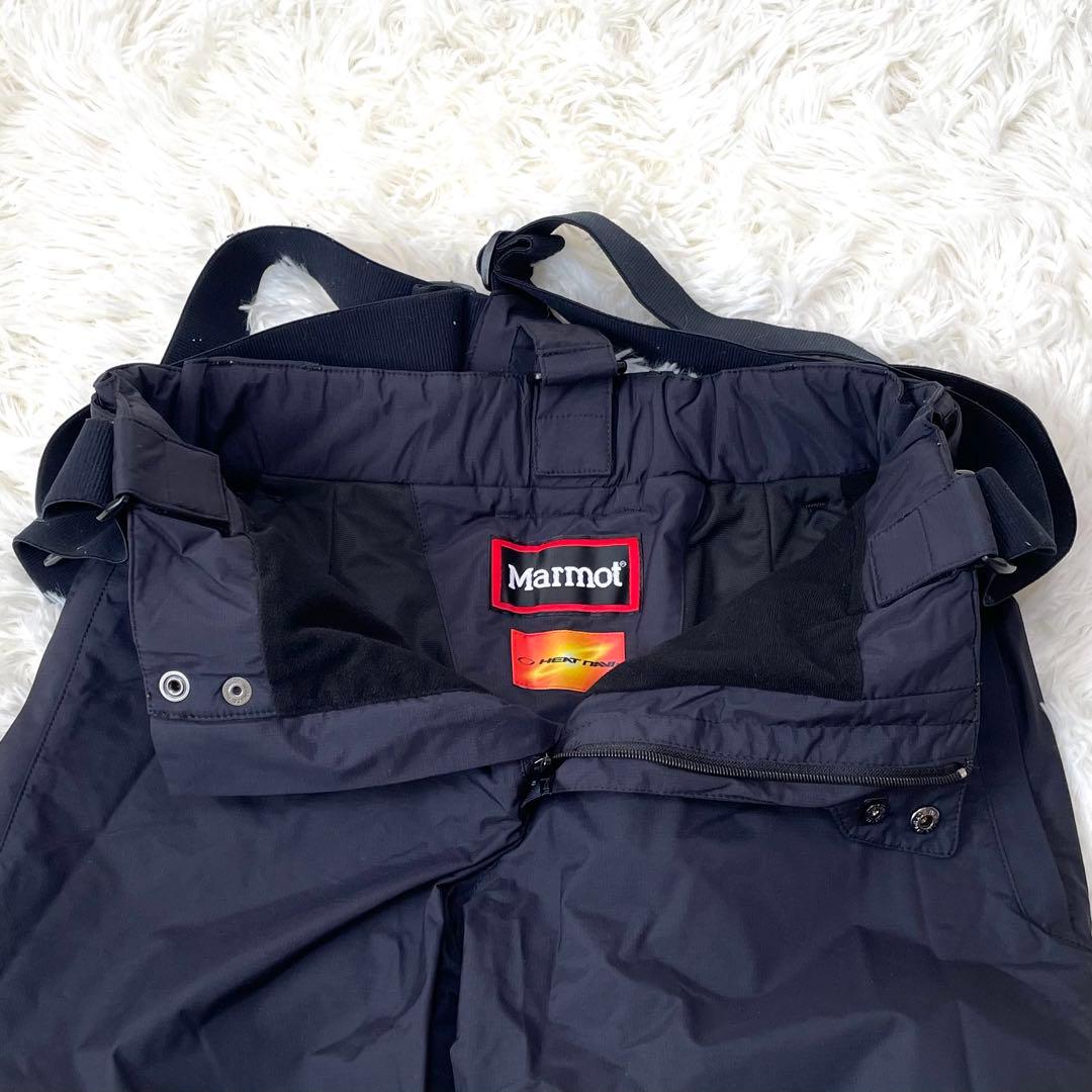 Marmot L HEAT NAVI スキー 撥水 中綿 防寒 サスペンダー付