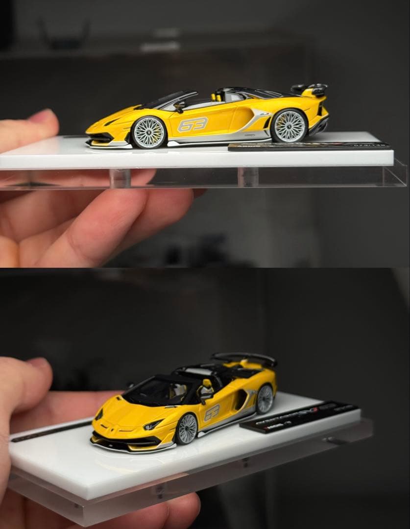 Tardis ランボルギーニ　アヴェンタドール　SVJ 63 ロードスター　黄色