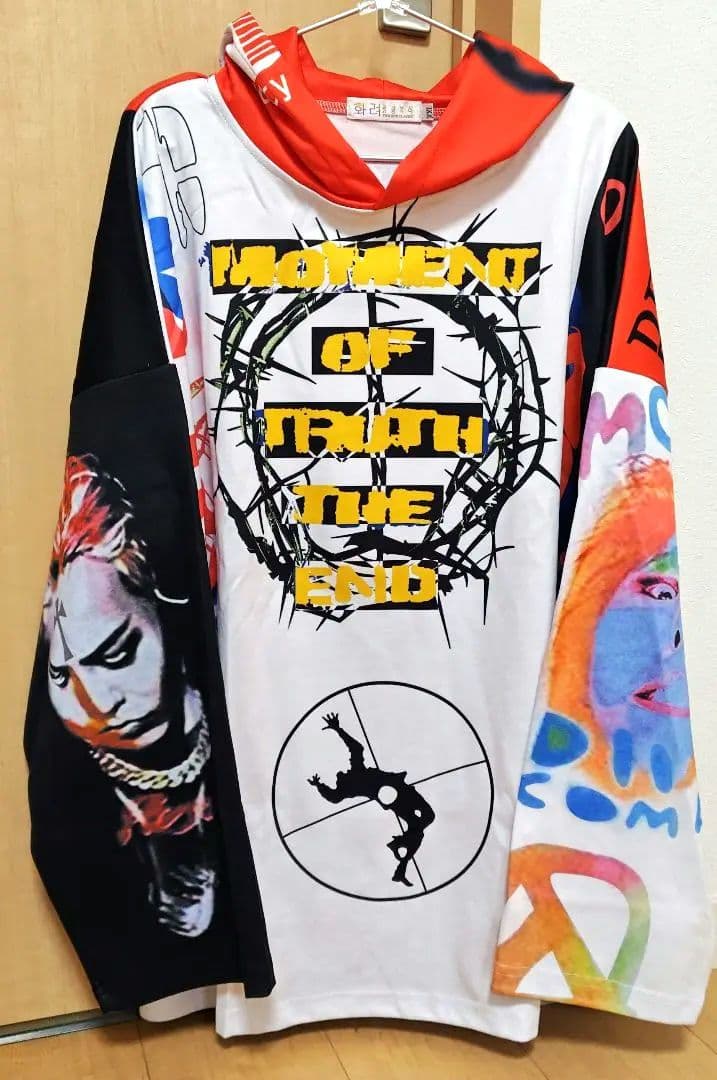 BIGBANG　G-DRAGON　ビッグシルエットパーカー