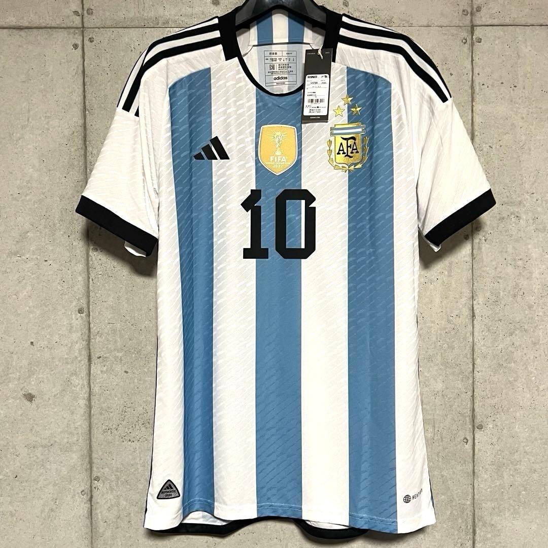【新品/タグ付き】2022カタールW杯アルゼンチン代表♯10メッシ【XLサイズ】
