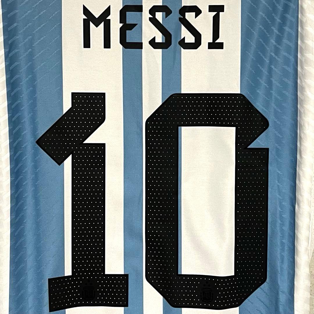 【新品/タグ付き】2022カタールW杯アルゼンチン代表♯10メッシ【XLサイズ】