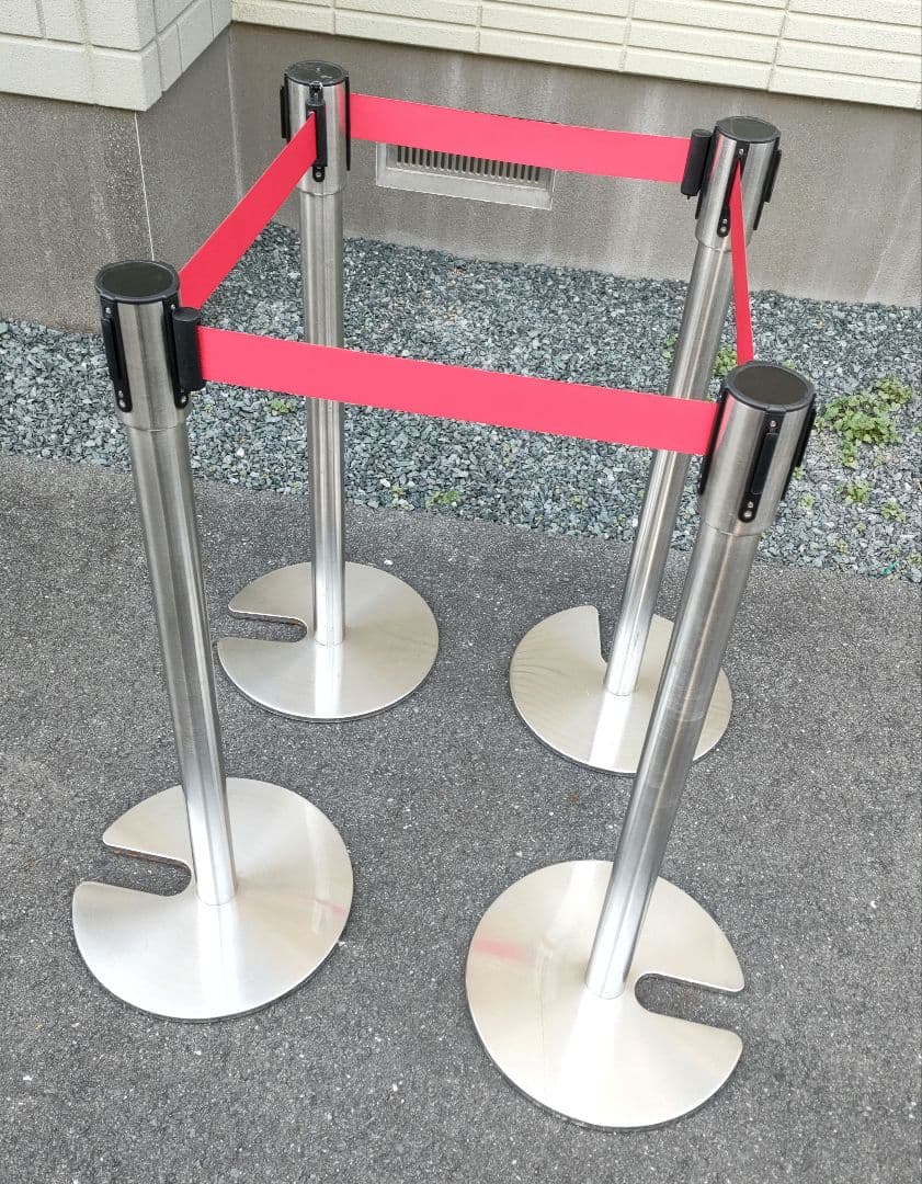 ベルトリールパーティション 4本セット レッド