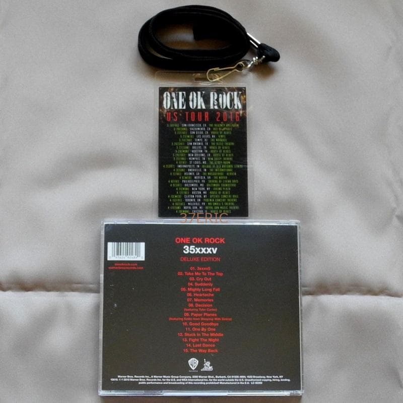 ONE OK ROCK ワンオクロック サイン入りCD VIPバックステージパス