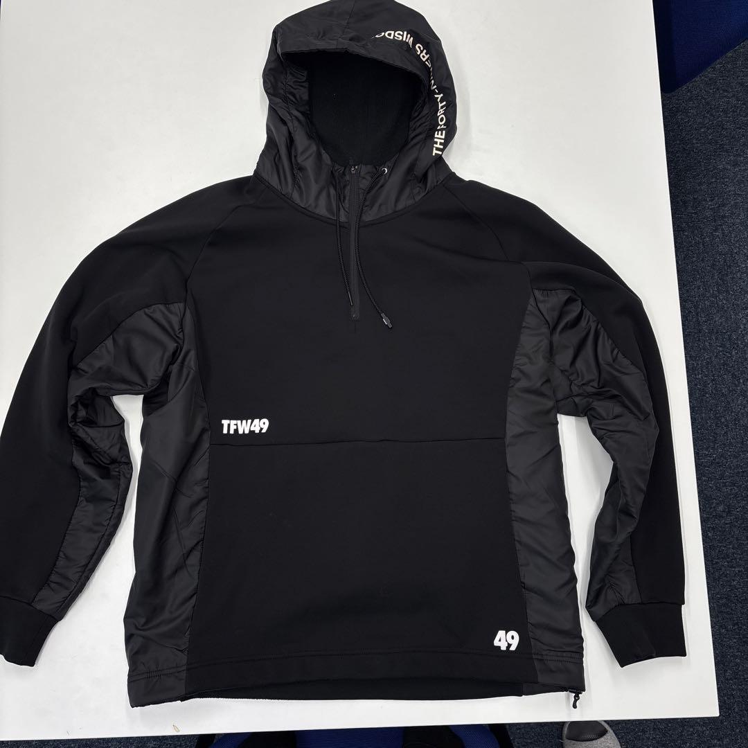 TFW49 スウェットパーカー　ブラック　サイズL