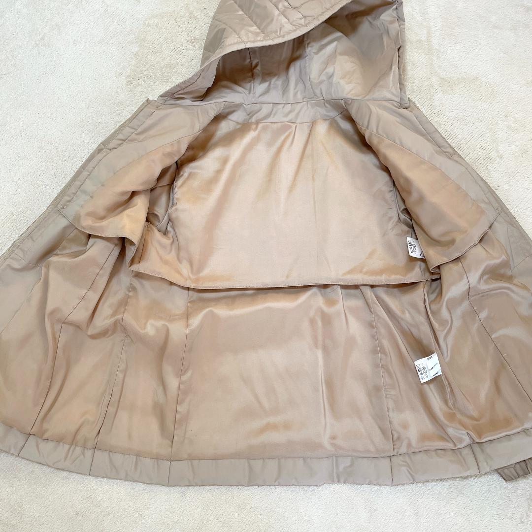 23区GOLF ボア 中綿ジャケット ライナー フード付き Ⅱ M ベージュ系
