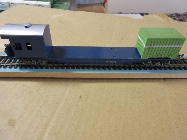 旧型コンテナ車 ５両セット HOゲージ (金属製４プラ製１・エンドウ/カトー製）