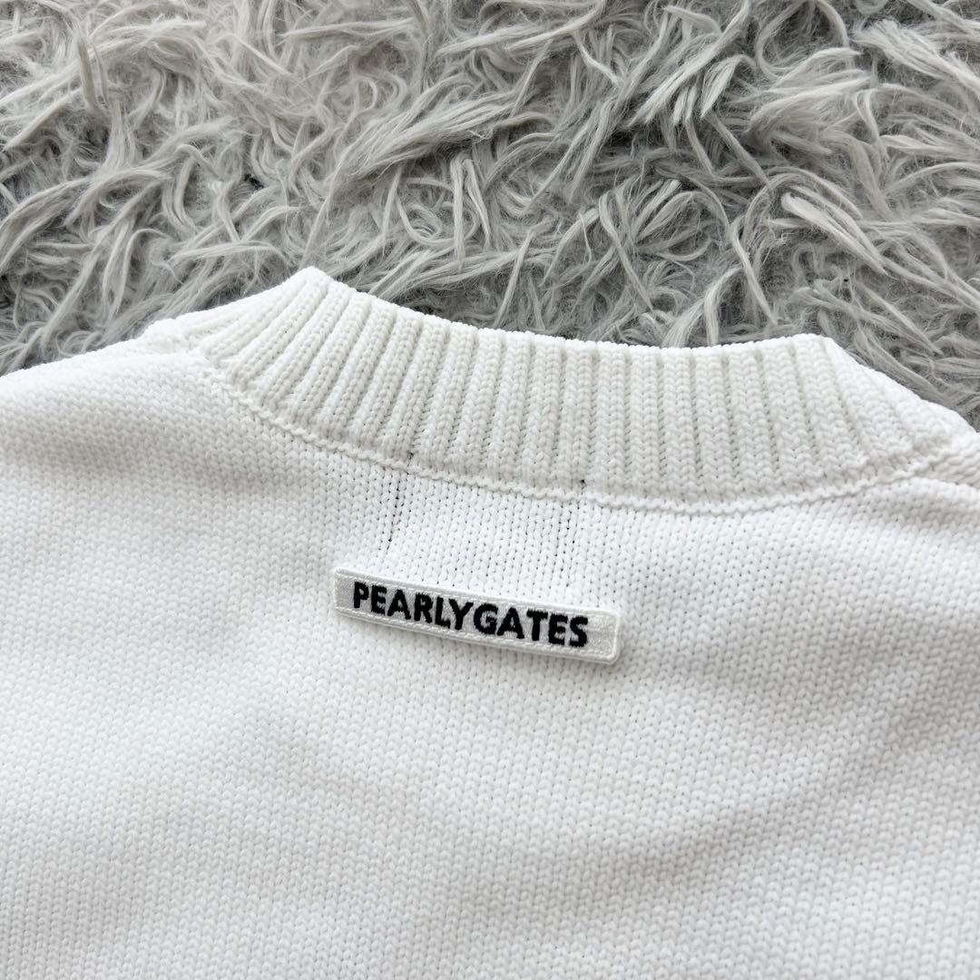 新品　パーリーゲイツ　ニット　セーター　ラビット　うさぎ柄　ホワイト　サイズ0