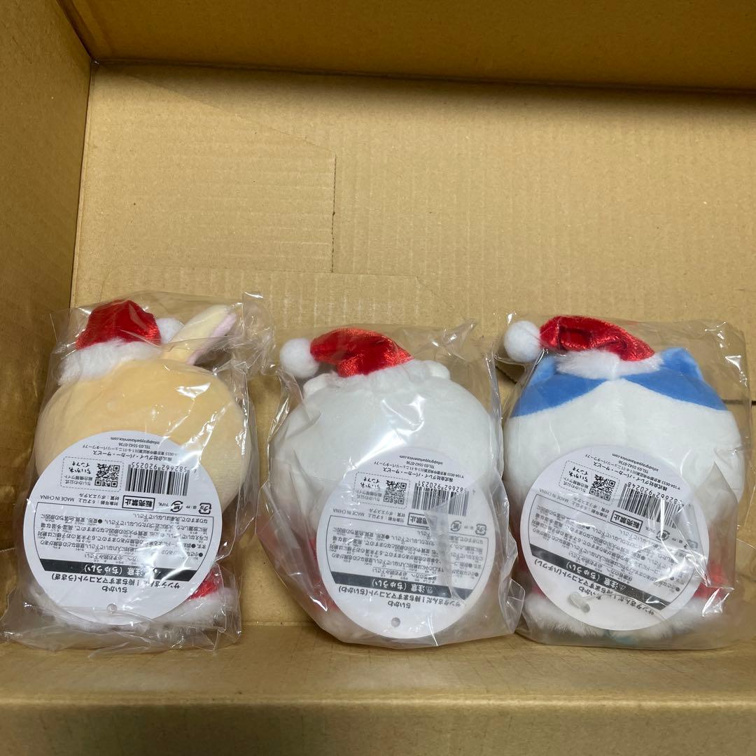 ちいかわ サンタさんだ！持ちますマスコット 3種セット