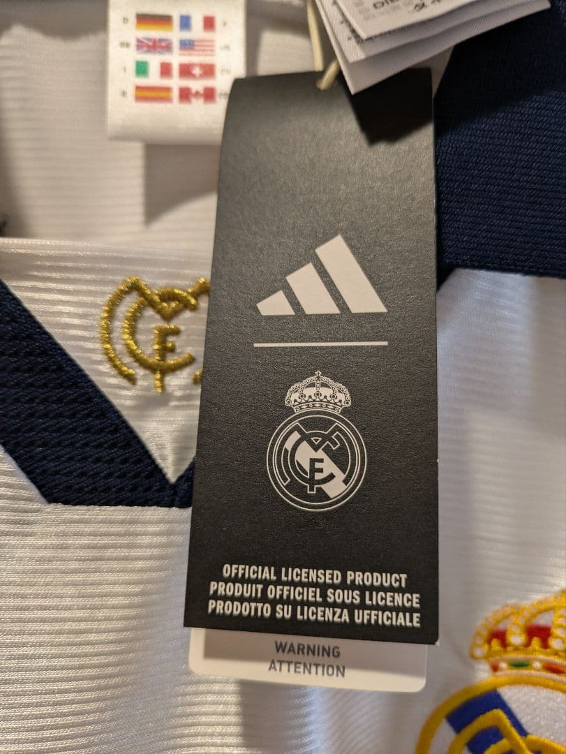 国内正規品【新品未使用】レアル・マドリード 99/00 復刻ホームユニフォーム