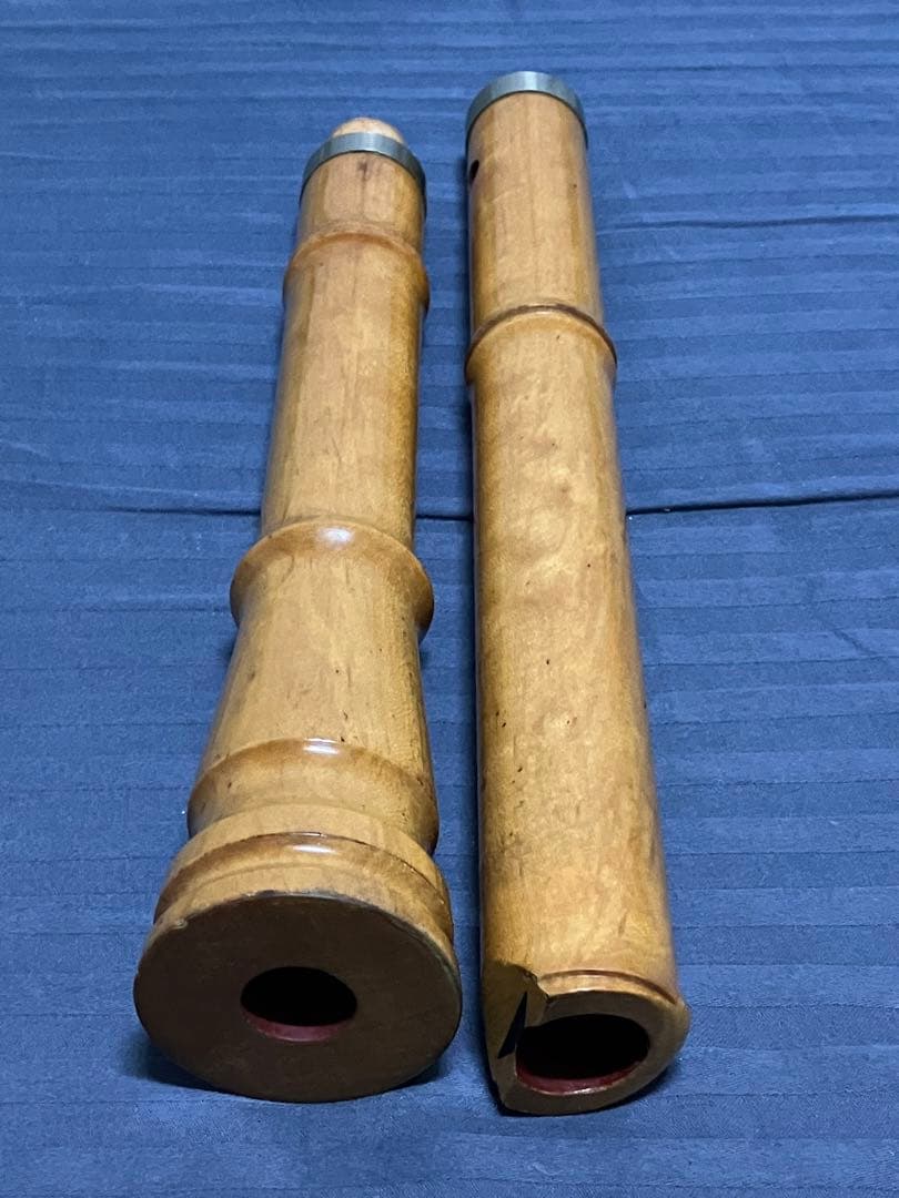 【美品】尺八 竹製 （2尺約60cm・中継ぎタイプ）