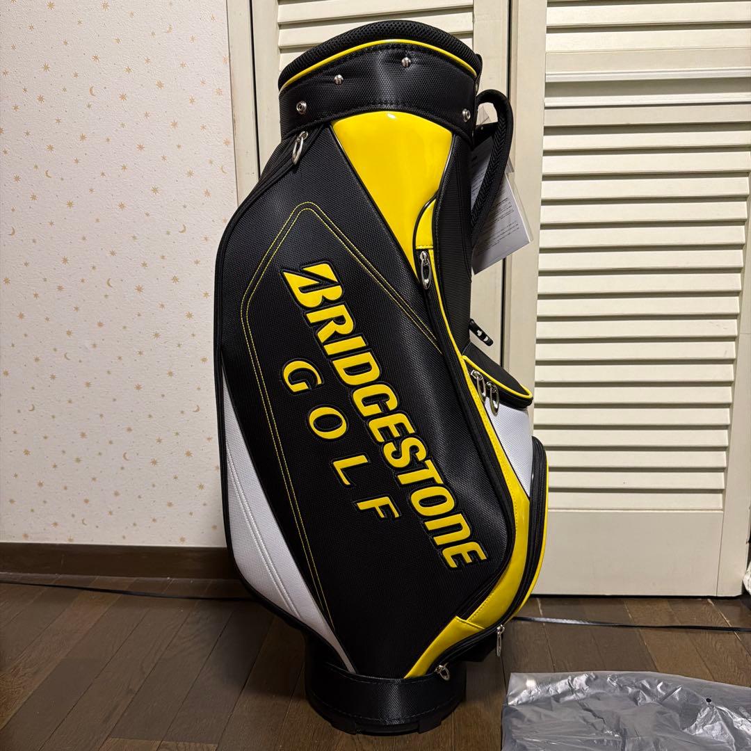 BRIDGESTONE ゴルフキャディバッグ 黒/黄