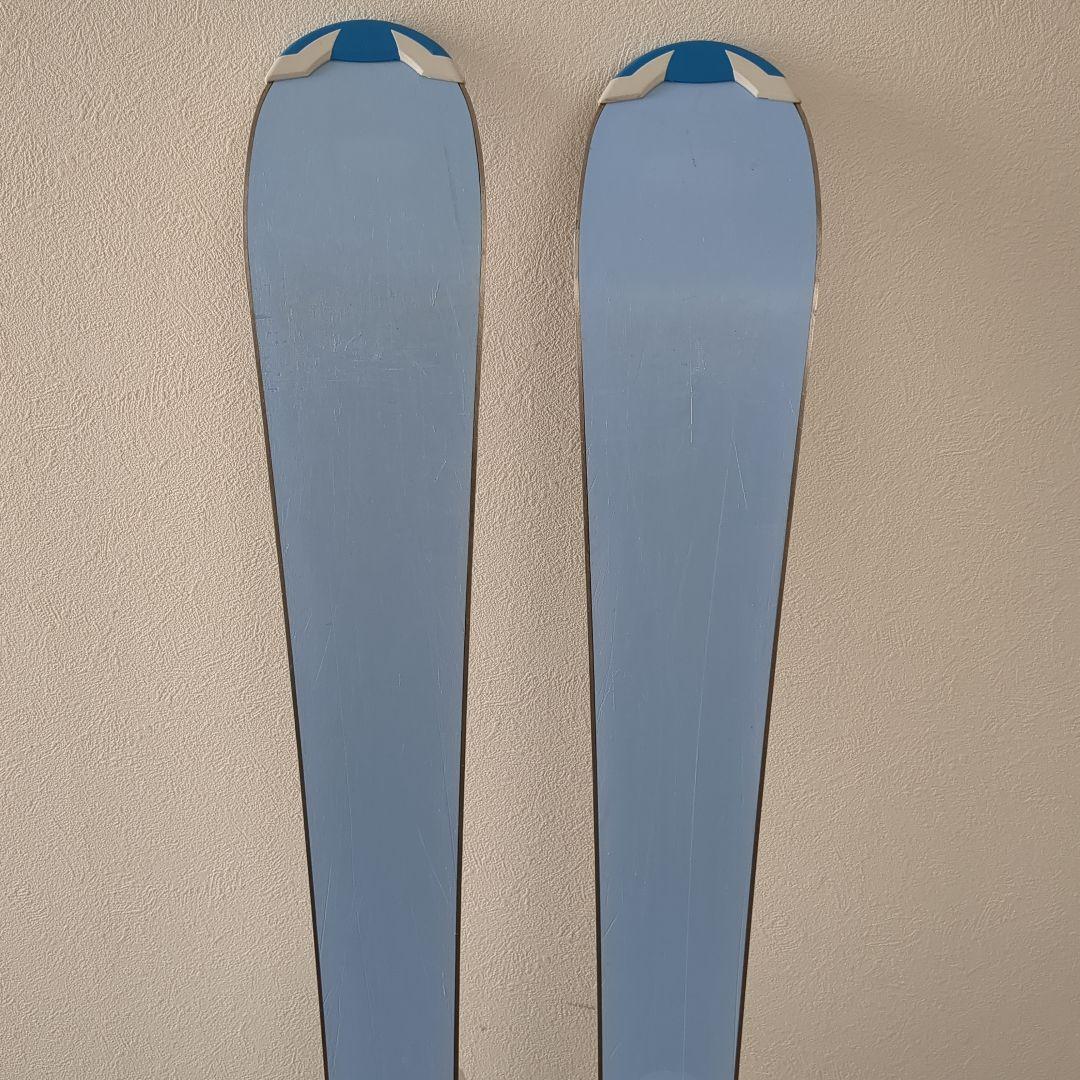 ビンディング付ジュニアスキー・ストック・スキー靴セット